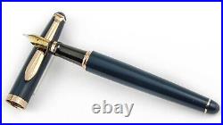 Retro 51 200 Series Blue Fountain Pen Fine Nib Rare Cr. 1990's