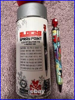 Retro 51 Graffiti Mickey Spray Paint Ballpoint pen(B28-D07) withBox&Manual Rare