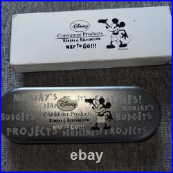 Retro 51 Mickey Mouse LIMITED EDITION consumer products sample pen set 1/5 RARE