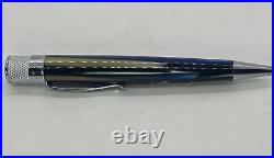 Retro 51 Tornado Curaçao Acrylic Roller Ball Pen Blue Black Tan Never Used! Rare