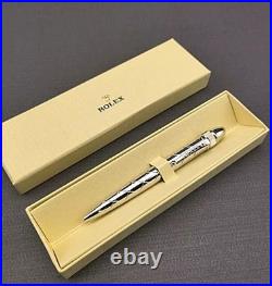Rolex Gift Ballpoint Silver Pen NEW RARE Novelty Collectible