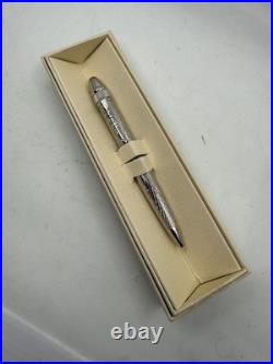 Rolex Silver Platinum Ballpoint Pen VIP Gift Rare Collectible New Box
