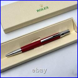 Rolex VIP Ballpoint Pen NEW RARE Novelty Collectible Pen (Red/Silver) with Box