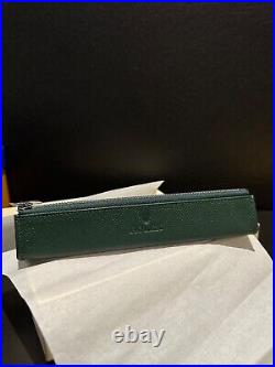 Rolex pen or cigar Green Leather pouch Very rare Gift from AD