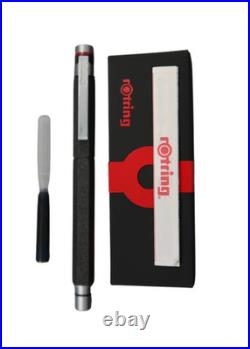 Rotring Lava Metal Fountain Pen In Box Medium Pt New Old Stock Very Rare Pen