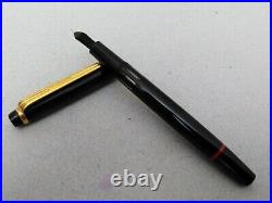 Rotring Renaissance Fountain Pen Black GT EF Nib W-Germany c1990 Vintage Rare