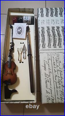Rubinato Fountain Pen Set Musical Instrument Violin Made in Italy Score Rare