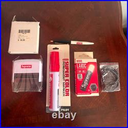SUPREME Bundle? V Rare all DS NEW FW13-SS19 Stamp/Marker/Mag-Light/Pen