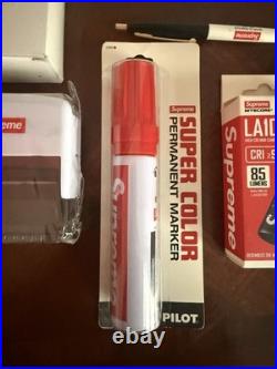 SUPREME Bundle? V Rare all DS NEW FW13-SS19 Stamp/Marker/Mag-Light/Pen