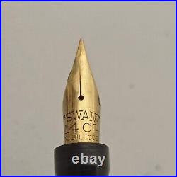 SWAN SF 1 Mbie Todd BCHR Self Filler Fountain Pen 14k EF Nib Vintage 20s RARE