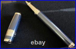 S. T. Dupont Iron Man Tony Stark Marvel Limited Edition Pen Blue Honeycomb RARE