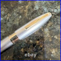 Sheaffer 444 Fountain Pen 18k gold Nib 2 Tone Limited Edition Matte Finish Rare