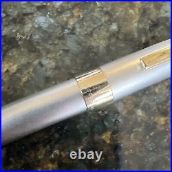 Sheaffer 444 Fountain Pen 18k gold Nib 2 Tone Limited Edition Matte Finish Rare