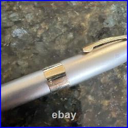 Sheaffer 444 Fountain Pen 18k gold Nib 2 Tone Limited Edition Matte Finish Rare