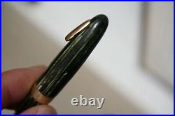 Sheaffer Oversize Balance Grey Pearl Fountain Pen 14K Nib Rare 1930's