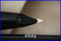Sheaffer Targa Fountain Pen Rare Black Spiral Design Gold Nib