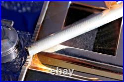 Sheaffer Targa Sterling Silver Set Rare Ss20 Set With 1024 Pen 14k Nib