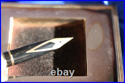 Sheaffer Targa Sterling Silver Set Rare Ss20 Set With 1024 Pen 14k Nib