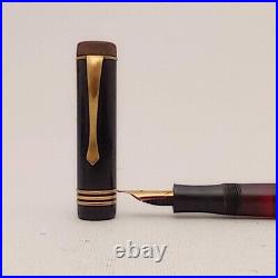 Soennecken 510 Bakelite Piston Fountain Pen 14k EF Flex Nib VTG 30s Very RARE