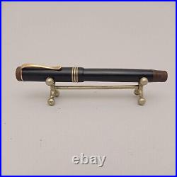 Soennecken 510 Bakelite Piston Fountain Pen 14k EF Flex Nib VTG 30s Very RARE