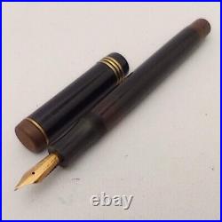 Soennecken 510 Bakelite Piston Fountain Pen 14k EF Flex Nib VTG 30s Very RARE