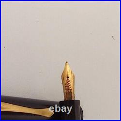 Soennecken 510 Bakelite Piston Fountain Pen 14k EF Flex Nib VTG 30s Very RARE