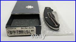 Spyderco Dk Pen Kife (dkpk) G-10 Model C94gpdk Very Rare Discontinued