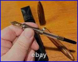 Stefan Fink Olive Wood Albatross Fountain Pen Extremely Rare