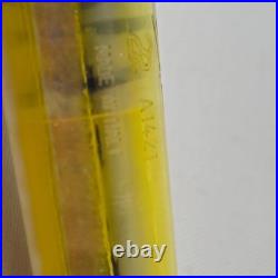 Stipula 22 Fountain Pen Italy A1421 Yellow Green Piston Fill Fine Nib Ultra Rare