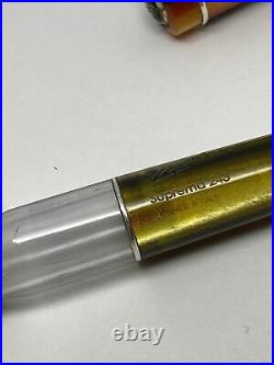 Stipula Suprema 243 Limited Edition Fountain Pen RARE Tiger's Eye Titanium M Nib