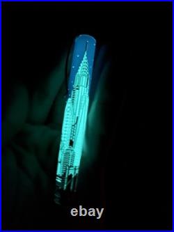 Super RARE Retro 1951 NYC New York SKYLINE Glows In The Dark Used Limited #301