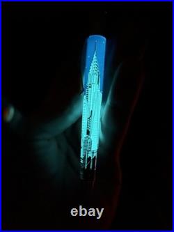 Super RARE Retro 1951 NYC New York SKYLINE Glows In The Dark Used Limited #301