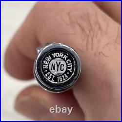 Super RARE Retro 1951 NYC New York SKYLINE Glows In The Dark Used Limited #301
