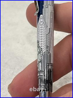 Super RARE Retro 1951 NYC New York SKYLINE Glows In The Dark Used Limited #301