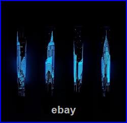 Super RARE Retro 1951 NYC New York SKYLINE Glows In The Dark Used Limited #301