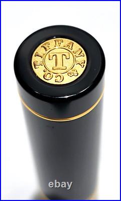 Super Rare! Parker Duofold For Tiffany Black And Gold Rollerball Pen (pen Only)