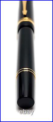 Super Rare! Parker Duofold For Tiffany Black And Gold Rollerball Pen (pen Only)