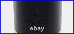 Super Rare! Parker Duofold For Tiffany Black And Gold Rollerball Pen (pen Only)