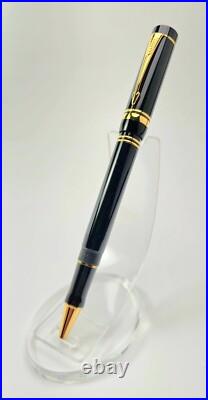 Super Rare! Parker Duofold For Tiffany Black And Gold Rollerball Pen (pen Only)