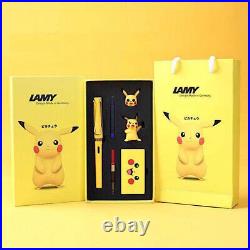 Super rare LAMYx Pikachu fountain pen special set color Yelow New