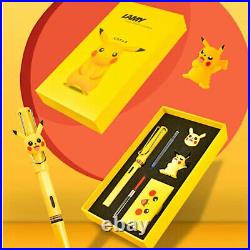 Super rare LAMYx Pikachu fountain pen special set color Yelow New