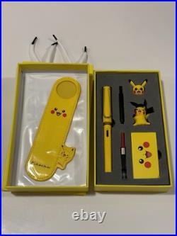 Super rare LAMYx Pikachu fountain pen special set color Yelow New