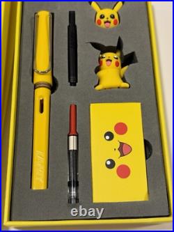 Super rare LAMYx Pikachu fountain pen special set color Yelow New