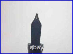 Swan Fountain Pen Black 260 Lever Filler 14K Oblique Broad(OB) Nib 1940s Rare