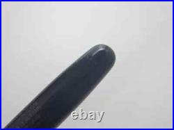 Swan Fountain Pen Black 260 Lever Filler 14K Oblique Broad(OB) Nib 1940s Rare