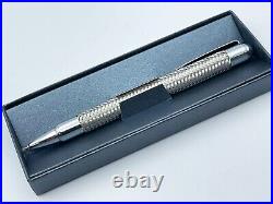 TAG HEUER Twisted Ballpoint Pen Boxed Promotional Item novelty Silver Rare New