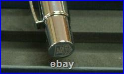 TAG Heuer Novelty Silver stainless Bellows design Ballpoint Pen withBox Super Rare