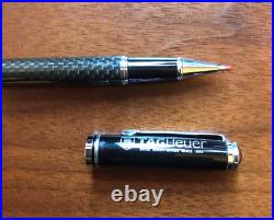 TAG Heuer Original Novelty Black Cap type Ballpoint Pen (No Box) Super Rare
