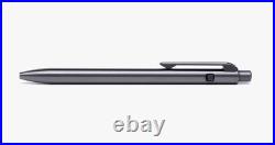 Tactile Turn Slim Side Click Pen Zirconium Rare Luxury Collectible, Short Length Tactile Turn Slim Side Click Pen Zirconium Rare Luxury Collectible, Short Length