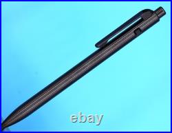 Tactile Turn Slim Side Click Pen Zirconium Rare Luxury Collectible, Short Length Tactile Turn Slim Side Click Pen Zirconium Rare Luxury Collectible, Short Length